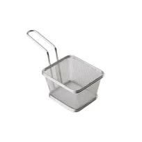 product of APS Germany APS 40620 Fry Basket, 3-7/8" x 3-3/8", Stainless Steel, Dishwasher Safe - 1/Case