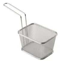 product of APS Germany APS 40621 Fry Basket, 5"-1/8" x 4"-1/8" Stainless Steel Snackholder, Dishwasher Safe - 1/Case