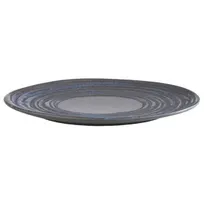 product of APS Germany APS 85028 - 10.5" Round Melamine Plate, Grey/Blue, Dishwasher Safe - 6/Case