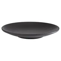 product of APS Germany APS 85063 - Black Melamine Plate, Round 8.25" Dia, Scratch-Proof, Dishwasher Safe - 6/Case