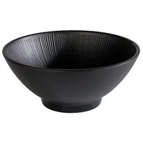 product of APS Germany APS 85070 - 30oz Black Melamine Ramen Bowl, 7 1/2" Dia x 3⅛" H, Dishwasher Safe - 1/Each