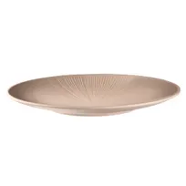 product of APS Germany APS 85405 - 13" Round Beige Melamine Plate, Scratch-Proof, Dishwasher Safe - 6/Case