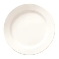 product of Libbey BMEL-1113 - 6¼" Round White Melamine Plate, Medium Rim, Microban®, 5/8" Height - 36/Case