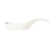 product of Libbey BW-16 - Chinese Soup Spoon, 3/4 oz, 4" Length, White Porcelain, Selection II - 36/Case