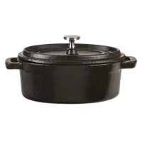 product of Libbey CIS-27 Miniature Dutch Oven, 11 Oz Cast Iron, Black, 6"¼ L x 3"5⁄8 W x 3" H, 12/Case