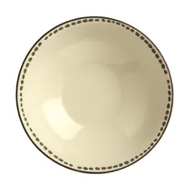 product of Libbey DULCET-5C Serving Bowl – 9" Dia x 2-7/8" H, Ceramic, Dishwasher & Microwave Safe - 12/Case