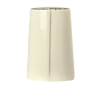 product of Libbey FH-520 Salt Shaker, 2" Dia x 3" H, Cream White Porcelain, Scratch‑Resistant Finish - 36/Case