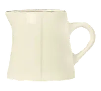 product of Libbey FH-522 Creamer Pitcher, 3 Oz (2½" H x 2¼" T x 3¼" D), White Porcelain With Handle - 36/Case