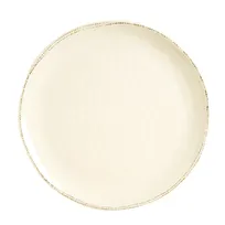 product of Libbey FH-570MEL - 16" Round Melamine Platter, Ivory Farmhouse, 3/4" Height - 6/Case