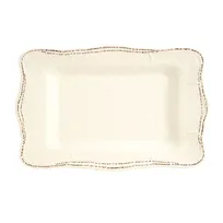 product of Libbey FH-580MEL - Rectangular Serving Tray, 17" x 11" x 7/8", White Melamine - 6/Case