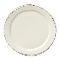 product of Libbey FH-603MEL - 10½" Round Melamine Plate, Ivory, Medium Rim, 10-11" , Dishwasher Safe - 12/Case