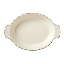 product of Libbey FH-751 - Oval Au Gratin Dish, 13 oz, 8.75" x 6" x 1.25" White Porcelain - 24/Case