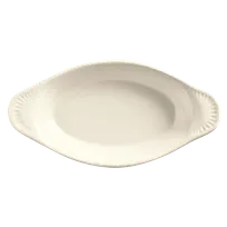 product of Libbey OAG-8-WW - 8 oz Oval Welsh Rarebit Dish, 8½" x 1½" Cream White China Ovenware - 24/Case
