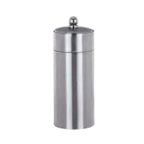 product of Libbey PG-100 Stainless Steel Pepper Grinder, 3.5 oz Capacity, 4½" Height, Metal Finish - 6/Case
