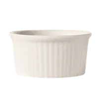product of Libbey RAMF-234-W - White China Ramekin, 2.75 oz (3" Dia x 1.5" H), Fluted Ultima Finish - 24/Case