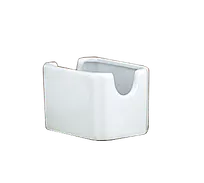 product of Libbey SPH-716-W - Porcelain Sugar Caddy, Ultra Bright White, 3" L x 2-3/8" W x 2-5/8" H - 48/Case