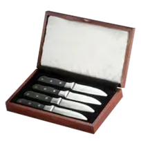 product of Libbey WB-100 Wooden Display Box, 11"¾ x 7" x 2" H, Holds 4 pcs, In‑Box Case - 4/Case