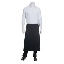 product of Chef Works 122A-BLK-0 Bistro Waist Apron, 32" L x 27.5" W, Poly/Cotton, Black - 1/Case