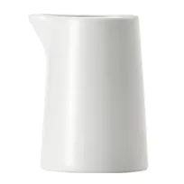 product of Libbey 840-901-050 Creamer Pitcher, 5 oz White Porcelain, 2.5" L x 2" W x 3.25" H, Narrow Rim - 36/Case