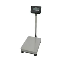 product of Hobart HBR302-1 Bench Receiving Scale, 300 lb. x 0.1 lb. Capacity, 90° Rotating Display, Rechargeable Battery or AC Adaptor, Tare Indicator