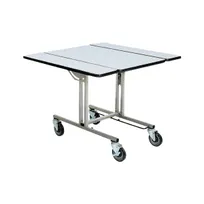 product of Forbes Industries 4961-WDS Table, 35-1/2"L x 39"W Tilt-Up Top Laminate, Wheels with Brakes, Steel Frame