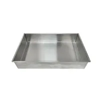 product of GET ST11610010 Strata Ice Well - 4.125" Deep Rectangular Stainless Steel Ice Display Bar