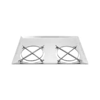 product of GET ST11702009 Top With 2 Grates, 23-1/2" X 15-1/2" X 3/4", Steel, For Saute/Cooker ST11602129 - Set