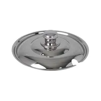 product of Spring USA 375-61/6MC Soup Tureen Cover, Notched, 9-7/8" Dia., 6 Qt., Stainless Steel, Merlot Chrome
