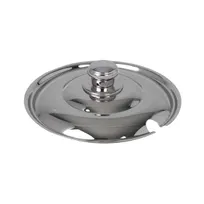 product of Spring USA 375-61/6SC Soup Tureen Cover Notched, 9-7/8" Dia., 6 Qt., Stainless Steel Sapphire Chrome