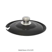 product of Spring USA 375-61/6TG Tureen Lid, Notched, 9-7/8" Dia., 6-Qt., 18/10 Stainless Steel, Gold Accents