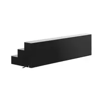 product of Victory LBD3-48L 3‑Tier Liquor Display, 48" Width, 36‑Bottle, Black Top, LED Shelf Control