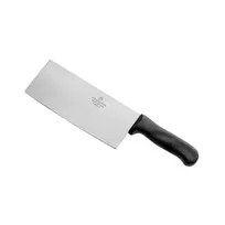 product of Victorinox 7.6059.17 Chinese Cleaver Knife, 8" x 3" Straight Blade, Black Polypropylene Handle
