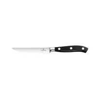 product of Victorinox 7.7203.12WG - Forged Steak Knife, 4-1/2" Serrated Blade, Steel, Black Plastic Handle