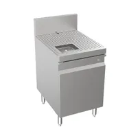product of Krowne KR24-MF18 18" CO2 Glass Froster Drainboard Cabinet Stainless Steel, Locking CO2 Storage