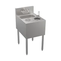 product of Krowne KR24-MS18 18" Underbar Sink Units, 1 Compartment without Drainboard