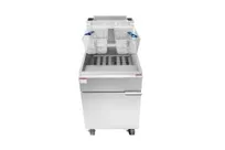 product of Atosa USA ATFS-75ES-NG 21" Floor Model Gas Deep Fryer, Full Pot, Natural Gas, 75 Ibs, 110.000 BTU