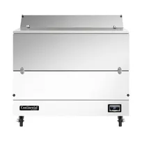 product of Continental Refrigerator MC4ND 49" Dual Sided Milk Cooler, Forced Air, 12 Crates Capacity