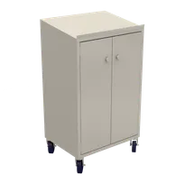 product of Winholt OTE-78 Mobile Stand-Up Desk, Cabinet Base, Sloped Writing Surface, Beige Enamel Finish, 42in Height