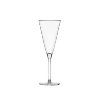 product of Reserve by Libbey 9148 - 7.5 oz Flute Wine Glass, Stem Base, Lead-Free Glass, Top 3-⅛", - 12/Case