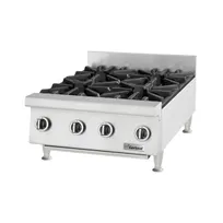 product of Garland US Range GTOG24-4 24" Countertop Heavy Duty Gas Hotplate with (4) Burners, 120.000 BTU
