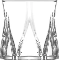product of LAV HORECA BDT330 Budapest Whiskey Glass, 10.25 oz, Height 3 3/8", Rim Ø 3 1/4", Glass - 12/Case