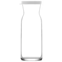 product of LAV HORECA CHS307 - Chelsea Glass Carafe 23 5/8 oz (8" H), Soda Lime, Silicon Lid - 6/Case