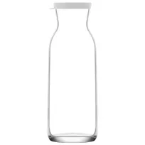 product of LAV HORECA CHS312 - Chelsea Glass Carafe, 40 5/8 oz (1.2 L) Capacity, Glass, Silicon Lid - 12/Case