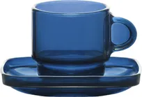 product of LAV HORECA CMB409 PFTCL0534-1 Coffee Glass Mug, 3.1 oz (3 1/8 oz) Soda Lime, Stackable - 12/Case