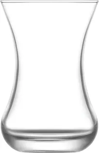 product of LAV HORECA DAT313 - Datça Tea Glass Coffee Mug, 4.5 oz, 4" H x 2.375" R⌀, Glass, Clear - 12/Case