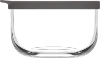 product of LAV HORECA DET037 PK222 Detroit Jar, 12.9 oz (1-2 Qt) Round Clear Glass with Gray Lid - 12/Case