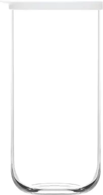 product of LAV HORECA DET140 PK0002 Detroit Jar, 1.4 Qt Glass Container with BPA-Free White Lid - 6/Case