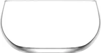 product of LAV HORECA GOA362 - Clear Round Glass Serving Bowl 2"-4" 21 oz (0.62 Qt) Soda Lime - 12/Case