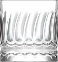 product of LAV HORECA MLC433 Mallorca Whiskey Glass, 11 oz (3 3/8" Diameter) Soda Lime Glass, 3 5/8" Height - 12/Case