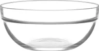 product of Lav Horeca MON217 - Glass Bowl 38.5 oz (3" H x 6.75" R⌀), Stackable Soda Lime, 5-7" - 2/Case